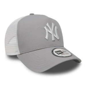 New York Yankees A-Frame Trucker Cap - MLB League Essential - Grey