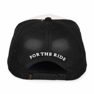 Oil Trucker Cap - Black-Bone