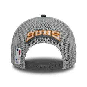 Phoenix Suns A-Frame Trucker Cap - NBA Rear Arch - Grey-Graphite