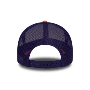 Phoenix Suns A-Frame Trucker Cap - NBA Retro - White-Orange-Purple