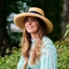 Sissinghurst Straw Sun Hat with Bow - Natural