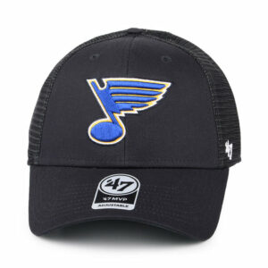 St Louis Blues Trucker Cap - NHL Branson MVP - Navy Blue