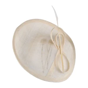 Tulip Disc Fascinator - Ivory