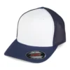 White Front Trucker Cap - NavyWhite