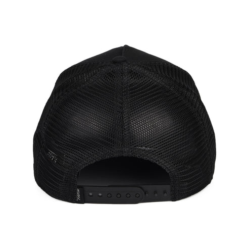 White Tiger Trucker Cap - Black