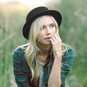 Womens Bernadette Boater Hat - Black