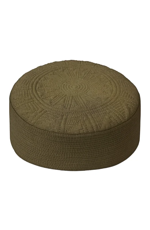 BROWN MEN PRAYER CAP WASH N WEAR