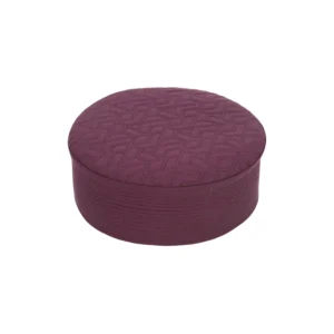 BURGUNDY MEN PRAYER CAP WASH N WEAR