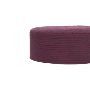 BURGUNDY MEN PRAYER CAP WASH N WEAR