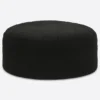 Black Kufi Prayer Cap For Men