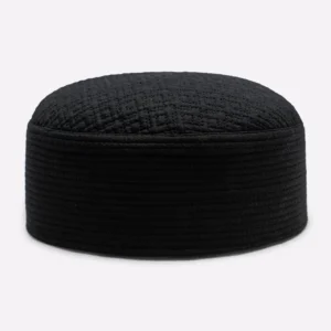 Black Namaz Cap For Men