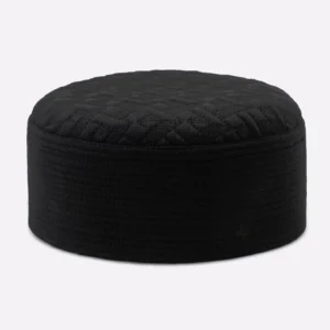 Black Namaz Cap For Men