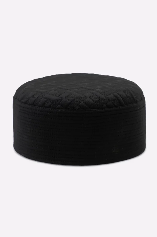 Black Namaz Cap For Men