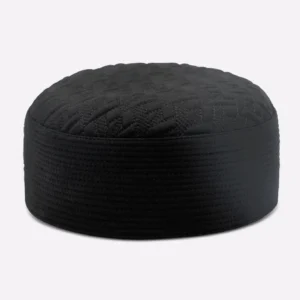 Black Namaz Cap For Men