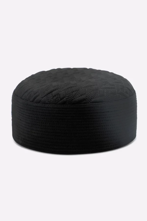 Black Namaz Cap For Men