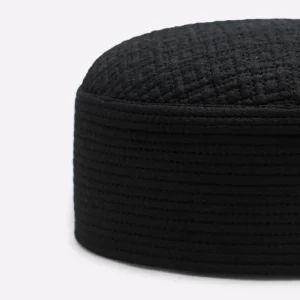 Black Namaz Cap For Men