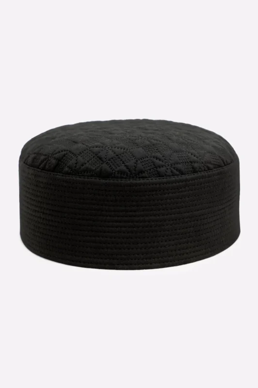 Black Prayer Cap For Men