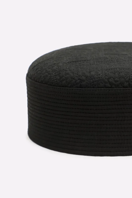 Black Prayer Cap For Men