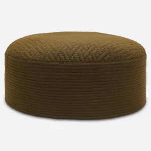 Brown Kufi Namaz Cap For Men