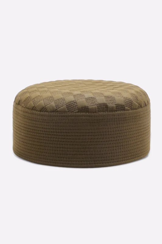 Brown Namaz Cap For Men