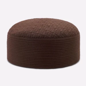 Brown Prayer Cap For Men