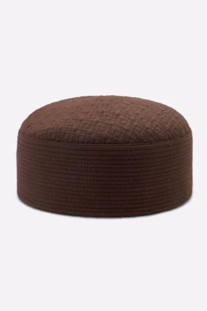 Brown Prayer Cap For Men