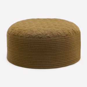 Brown Prayer Cap For Men