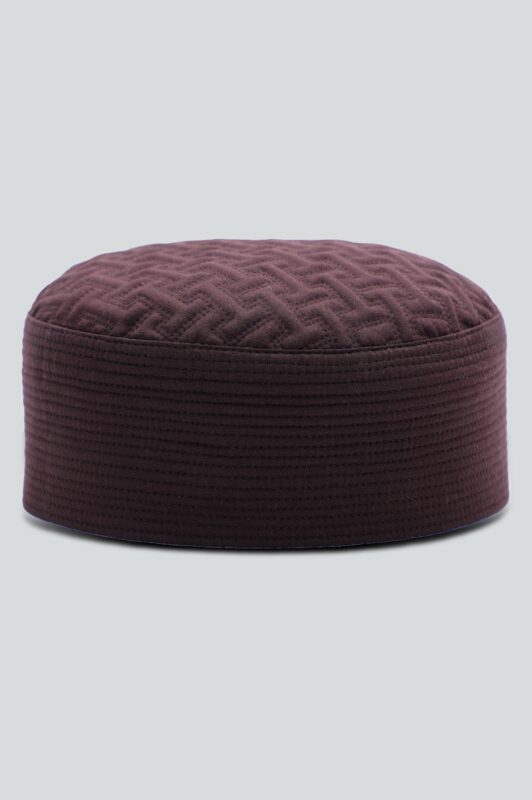 Brown Prayer Cap For Men