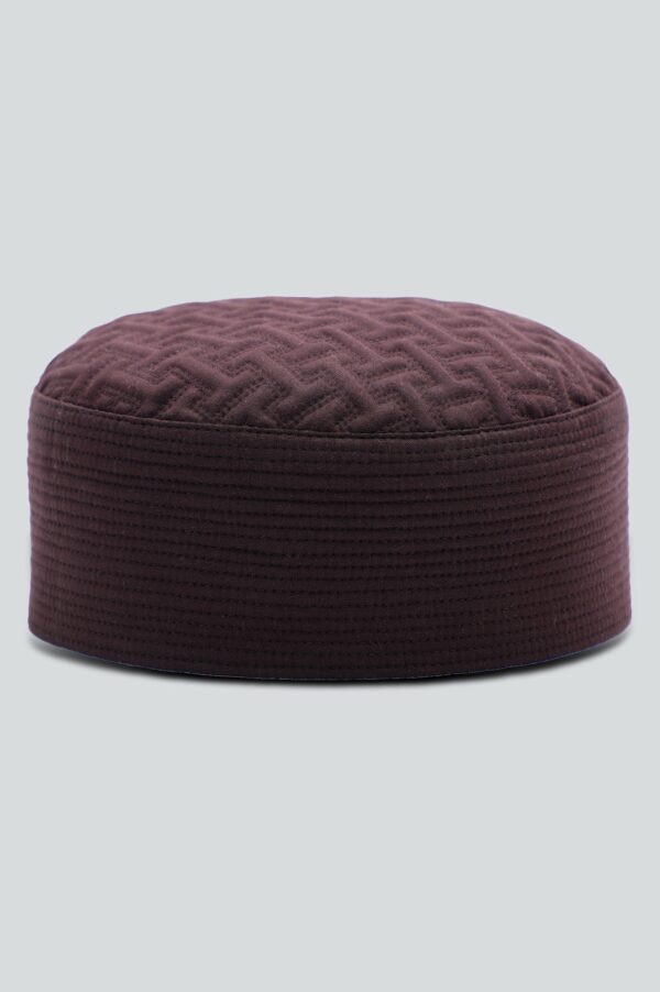 Brown Prayer Cap For Men