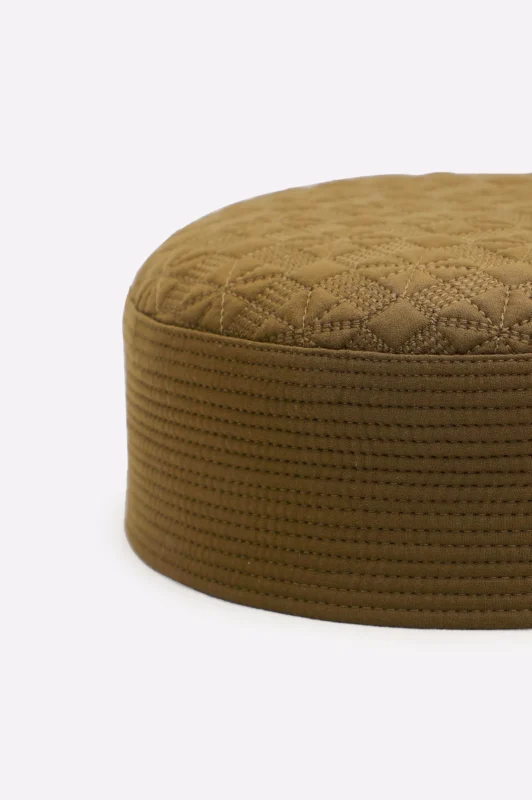 Brown Prayer Cap For Men