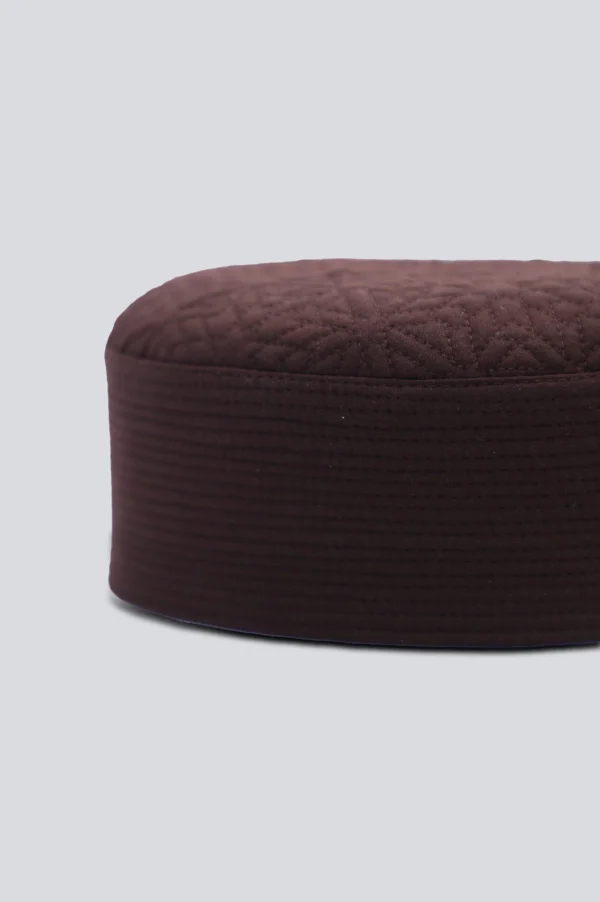 Brown Prayer Cap For Men