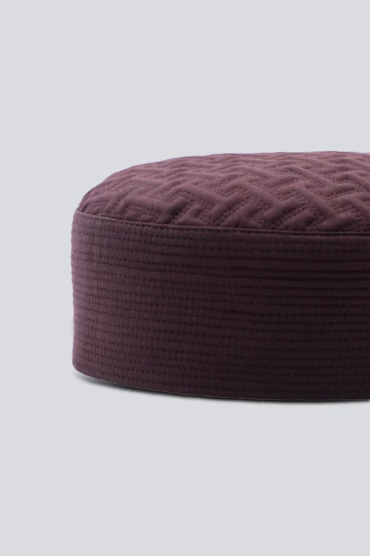Brown Prayer Cap For Men