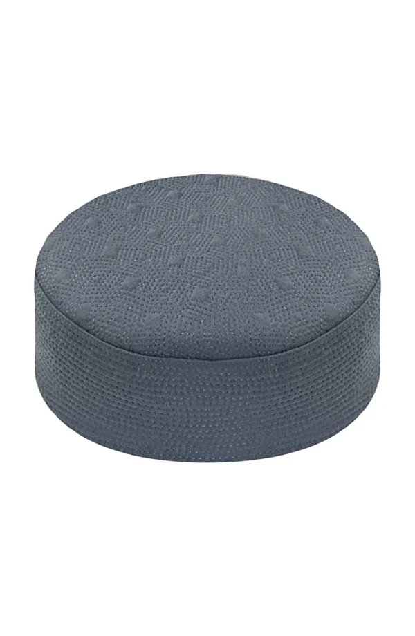 CHARCOAL MEN PRAYER CAP WASH N WEAR