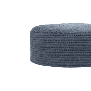 CHARCOAL MEN PRAYER CAP WASH N WEAR
