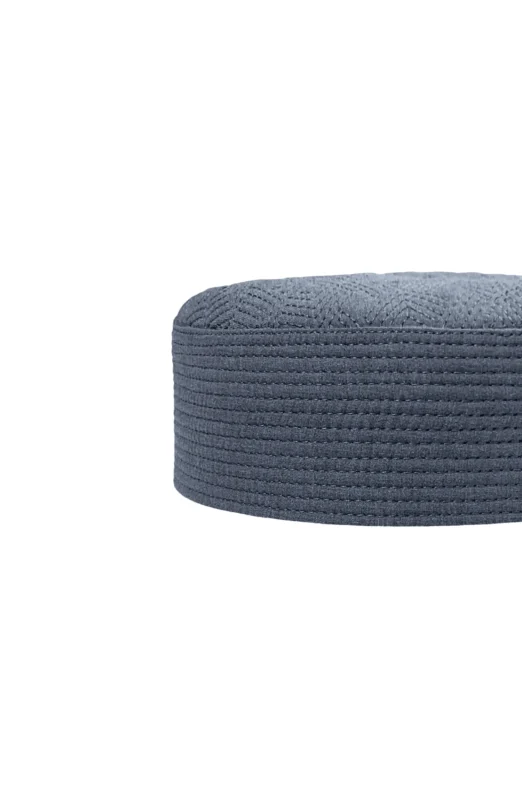 CHARCOAL MEN PRAYER CAP WASH N WEAR