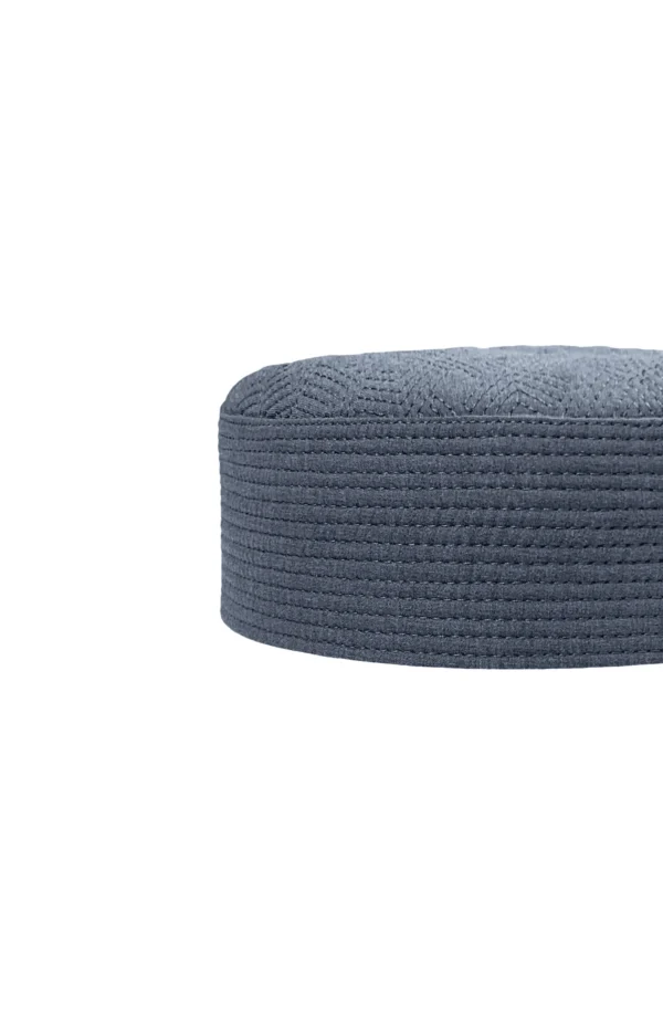 CHARCOAL MEN PRAYER CAP WASH N WEAR