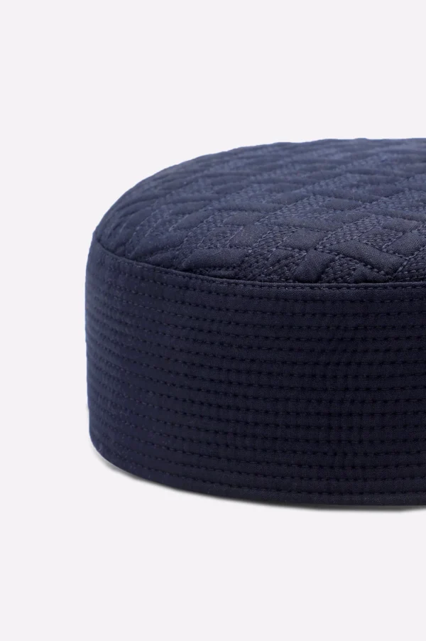 Dark Blue Prayer Cap For Men