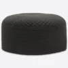 Dark Grey Kufi Prayer Cap For Men