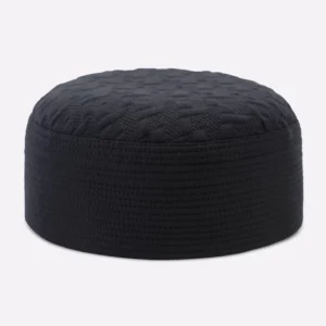 Dark Grey Prayer Cap For Men