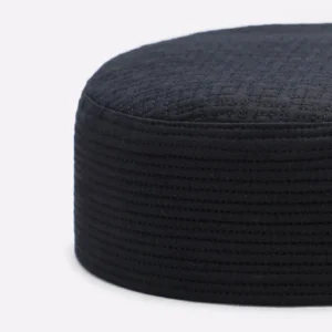 Dark Grey Prayer Cap For Men