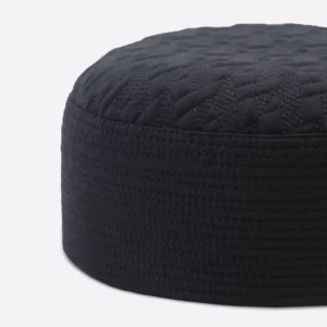 Dark Grey Prayer Cap For Men