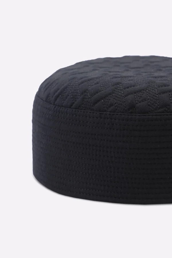 Dark Grey Prayer Cap For Men