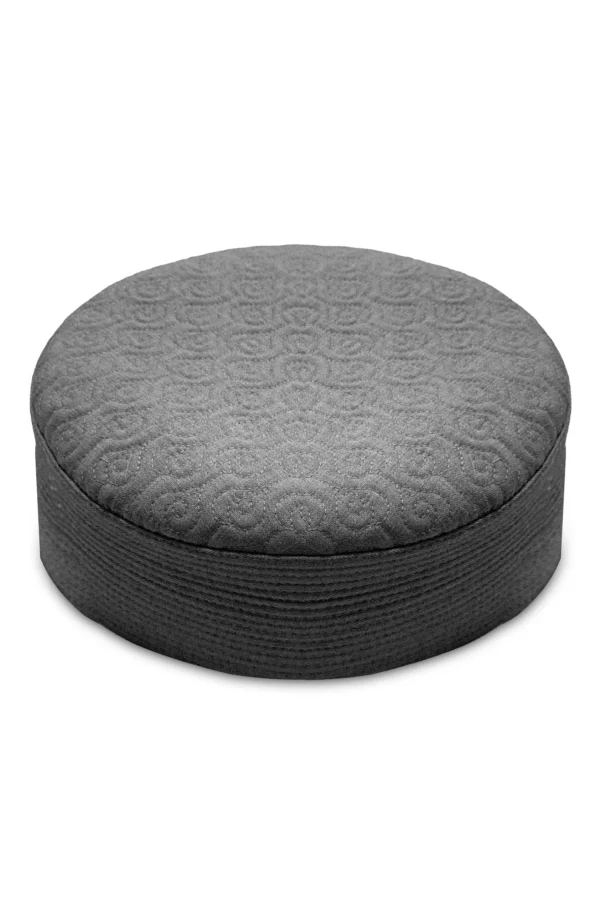 GREY MEN PRAYER CAP WASH N WEAR