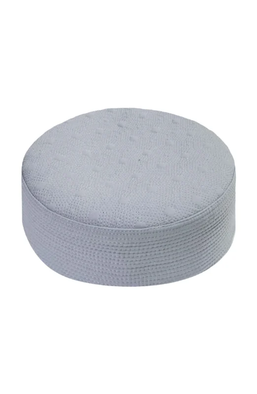 LIGHT BLUE MEN PRAYER CAP WASH N WEAR
