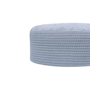 LIGHT BLUE MEN PRAYER CAP WASH N WEAR