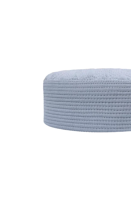 LIGHT BLUE MEN PRAYER CAP WASH N WEAR