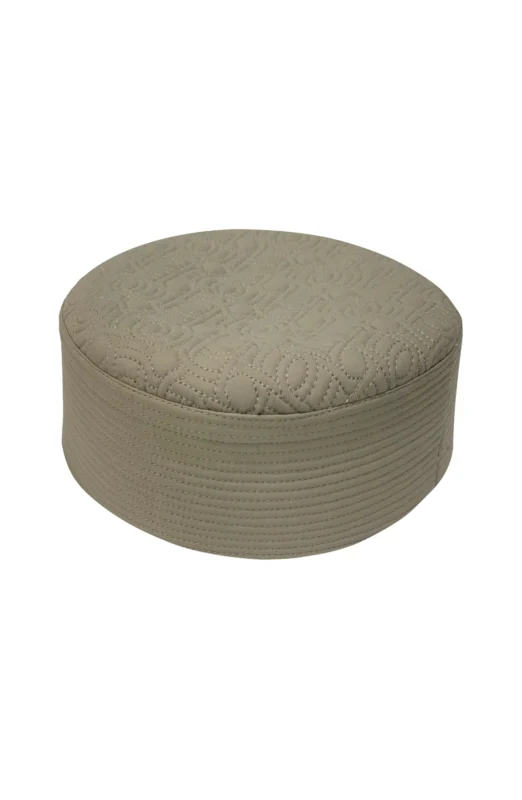 LIGHT BROWN MEN PRAYER CAP WASH N WEAR