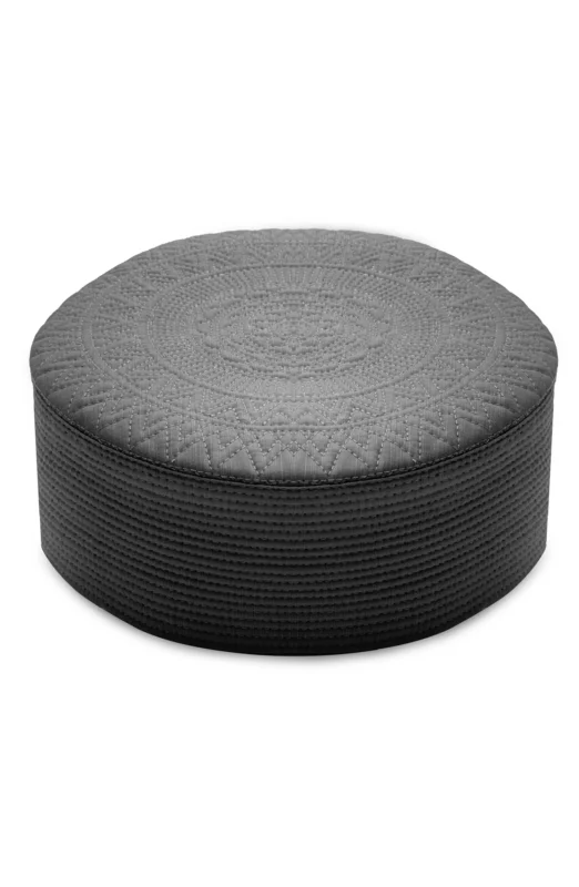 LIGHT GREY MEN PRAYER CAP WASH N WEAR