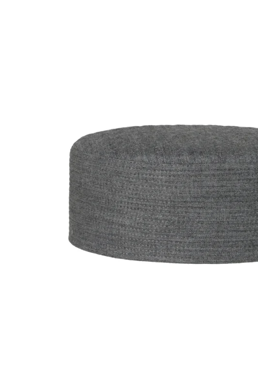 LIGHT GREY MEN PRAYER CAP WASH N WEAR