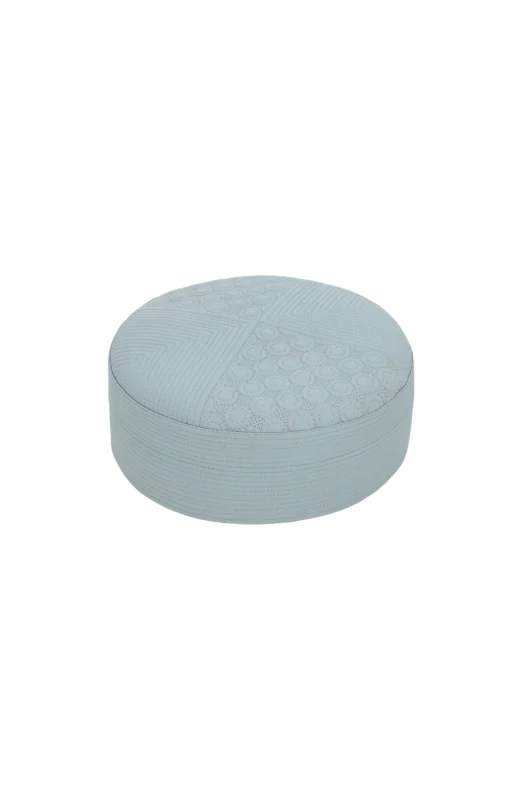 LIGHT TURQUOISE MEN PRAYER CAP WASH N WEAR
